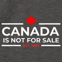 Canada Is Not For Sale 1867 Funny Vector Backpack