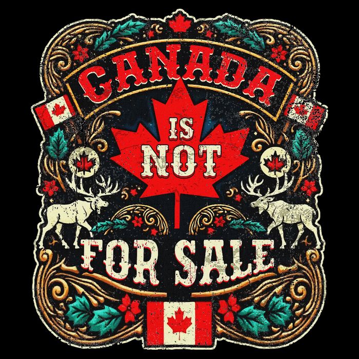 Canada Is Not For Sale Est. 1867 Proud Canadian Cooling Performance Crew T-Shirt