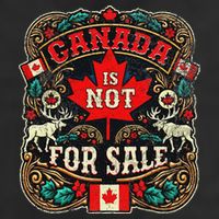 Canada Is Not For Sale Est. 1867 Proud Canadian Adult Drive Performance Visor