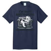 Cat Im Not Antisocial Im Anti Stupid Bw Tall T-Shirt