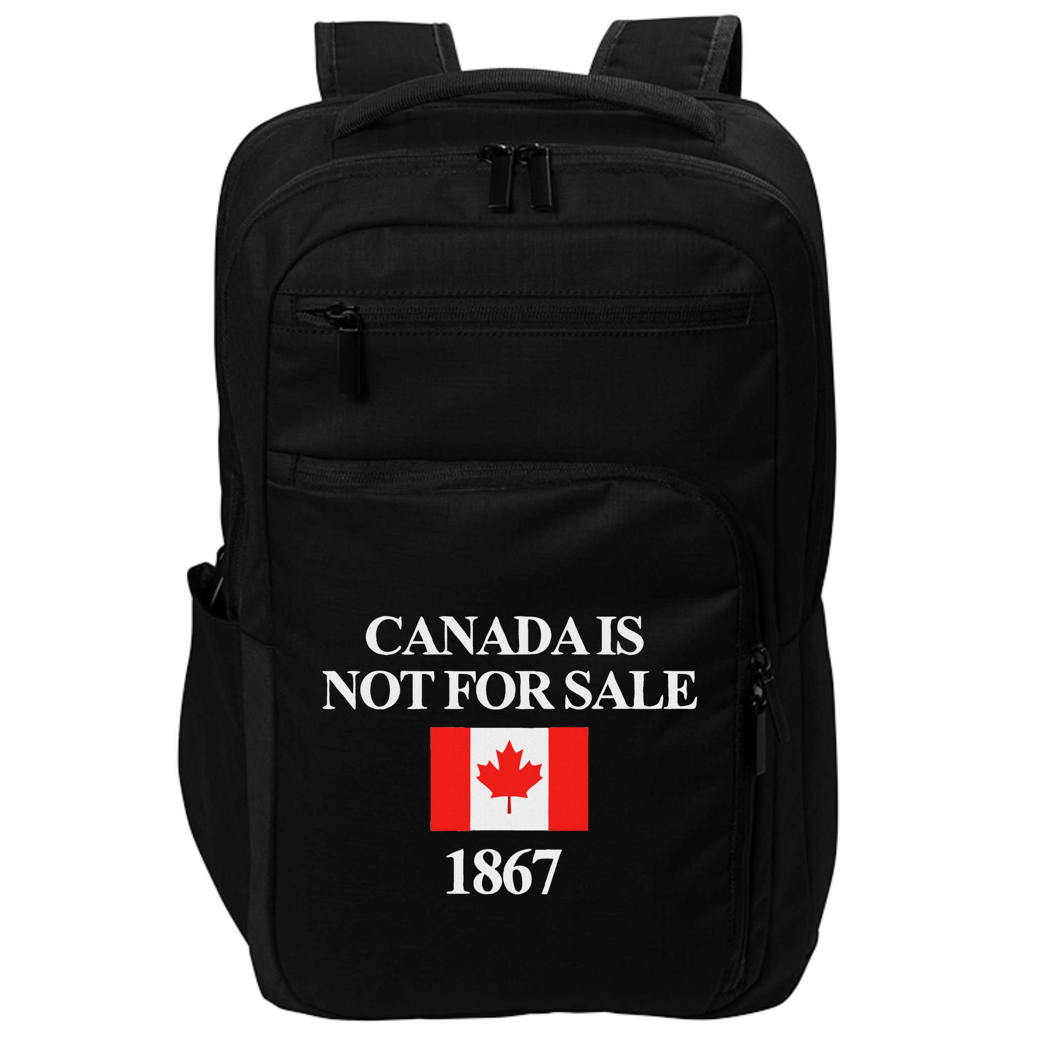 Canada Is Not For Sale 1867 Impact Tech Backpack