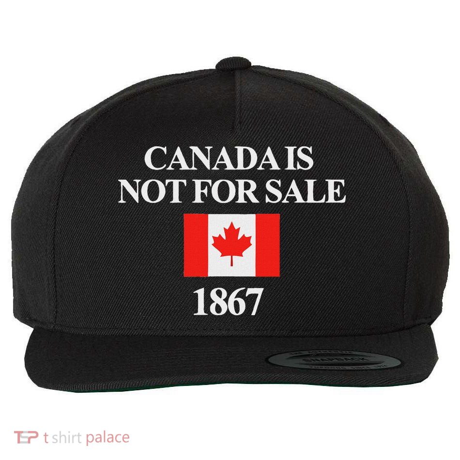 Canada Is Not For Sale 1867 Wool Snapback Cap