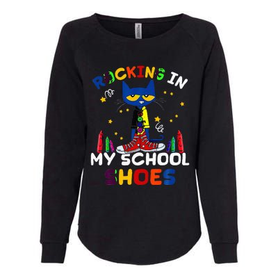 Catrocking I N My School Shoes Womens California Wash Sweatshirt