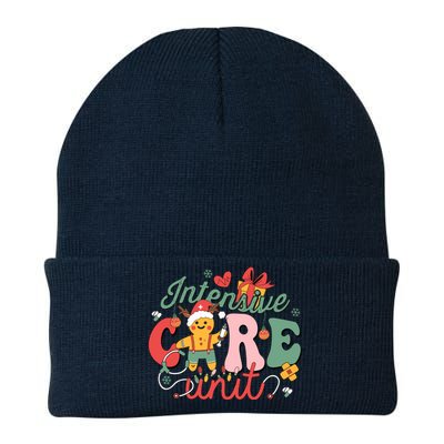 Christmas Icu Nurse Hospital Gingerbread Intensive Care Unit Knit Cap Winter Beanie