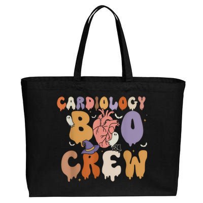 Cardiac Icu Nurse Cardiology Boo Crew Halloween Cotton Canvas Jumbo Tote