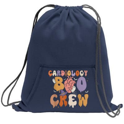 Cardiac Icu Nurse Cardiology Boo Crew Halloween Sweatshirt Cinch Pack Bag