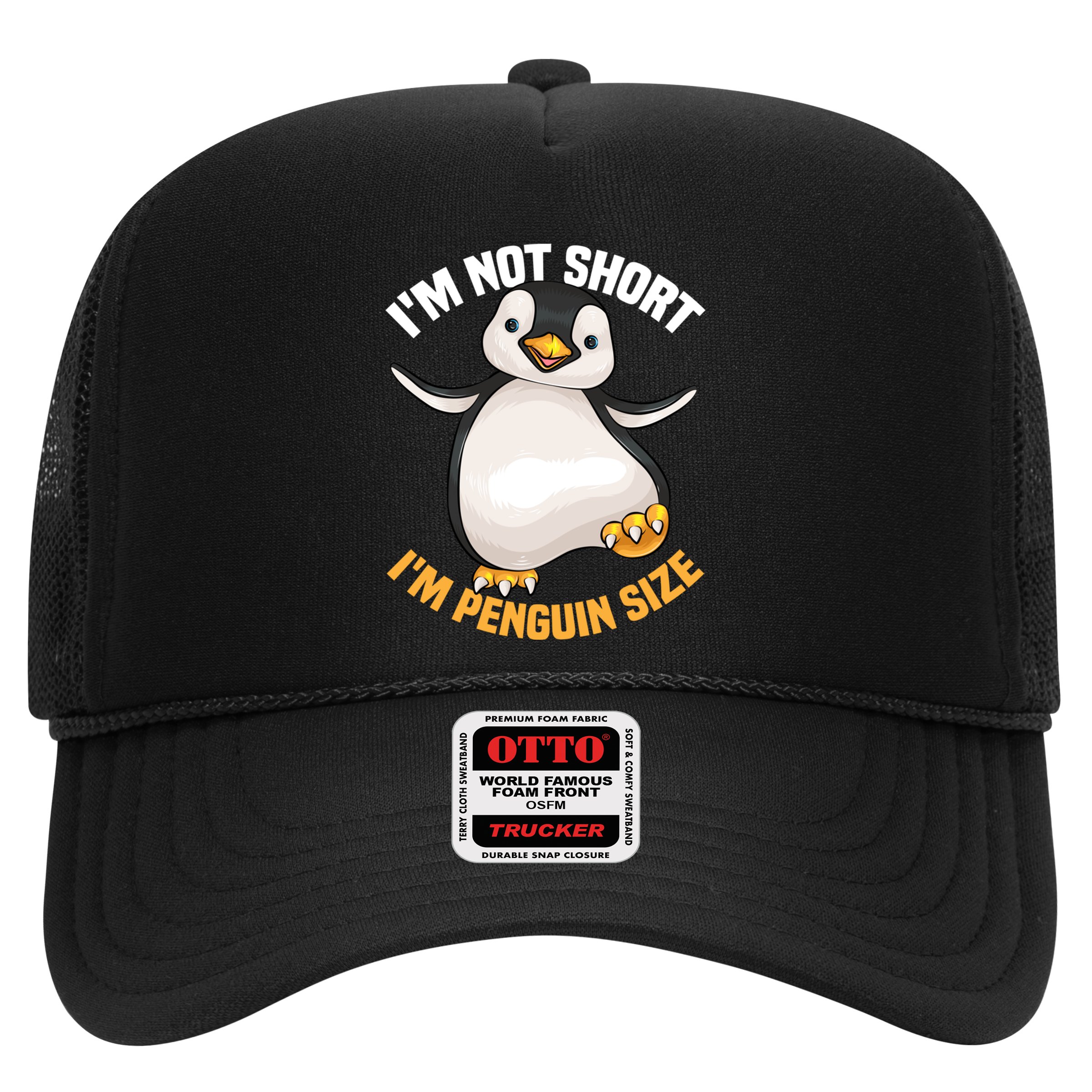 Cool IM Not Short IM Penguin Size Funny Animal Fans Gift Meaningful Gift Hat