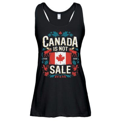 Canada Is Not For Sale Ladies Essential Flowy Tank
