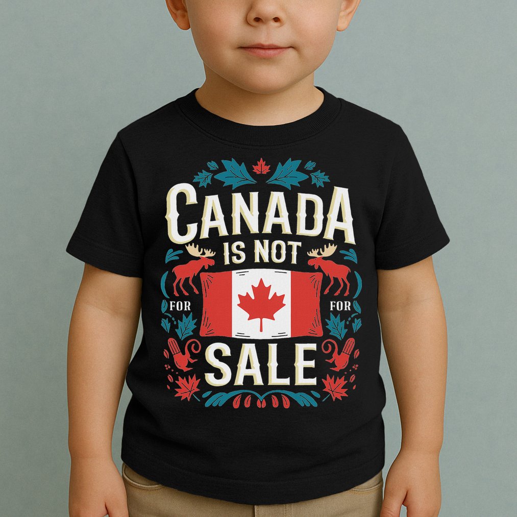 Canada Is Not For Sale Toddler T-Shirt
