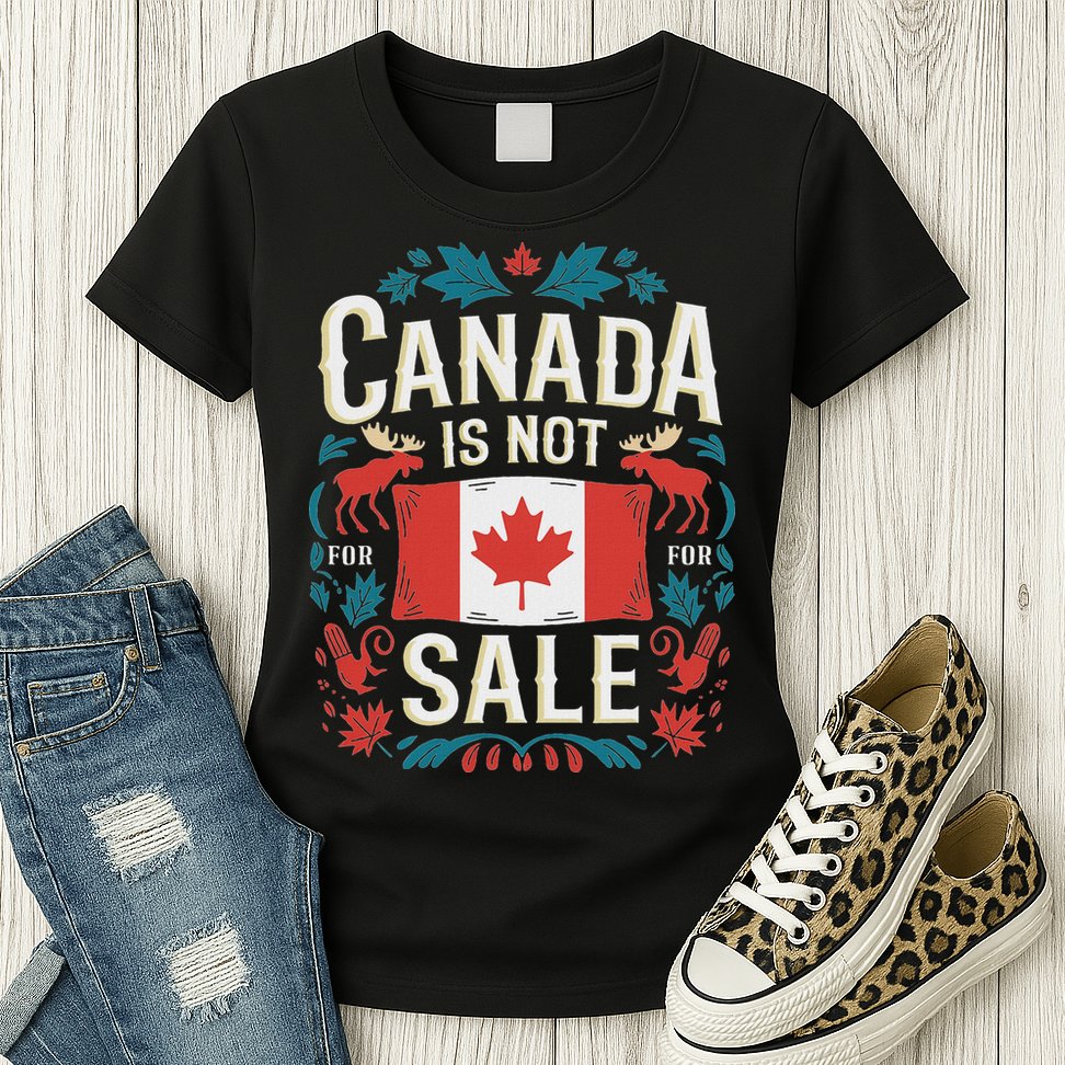 Canada Is Not For Sale Womens T-Shirt