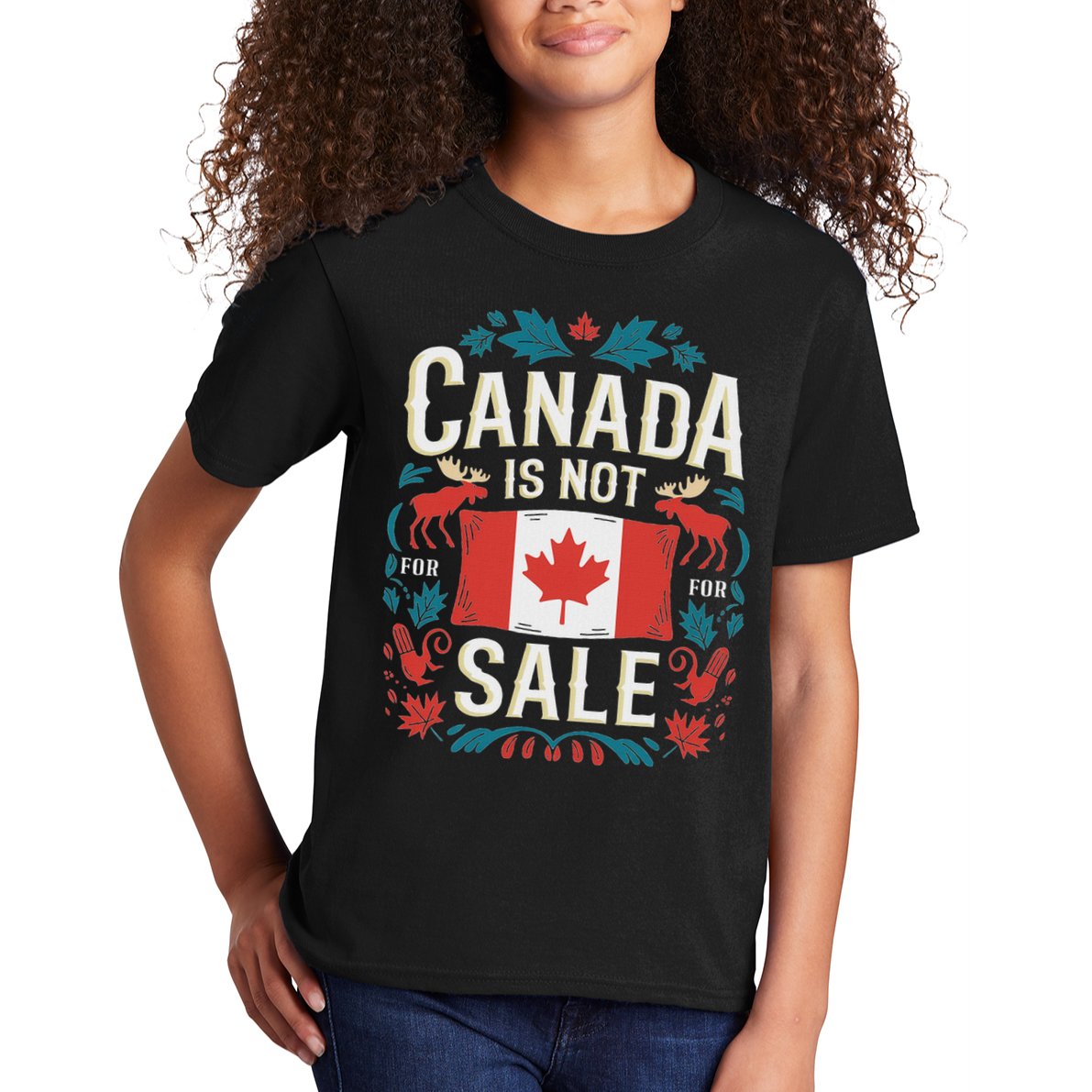 Canada Is Not For Sale Kids T-Shirt