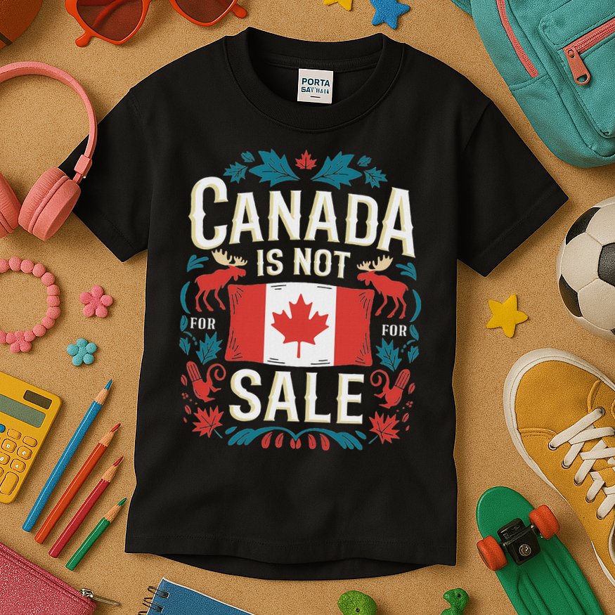 Canada Is Not For Sale Kids T-Shirt