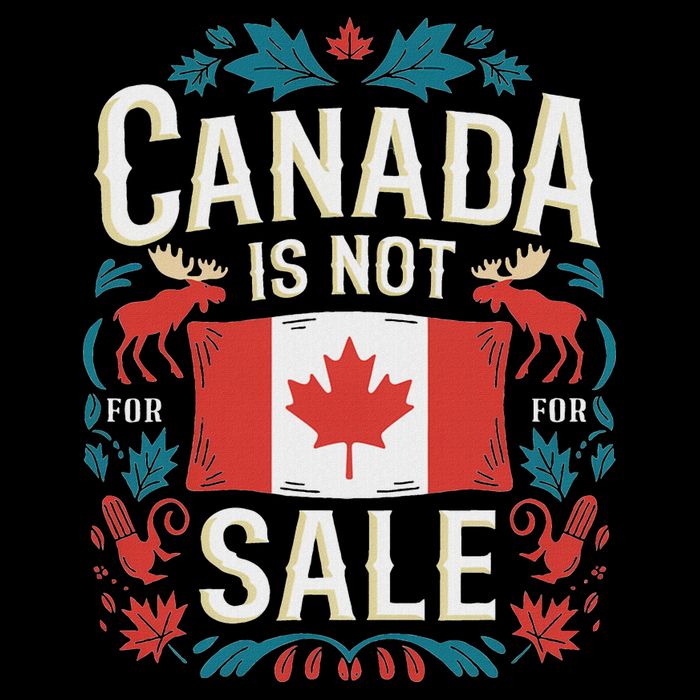 Canada Is Not For Sale Zip Tote Bag