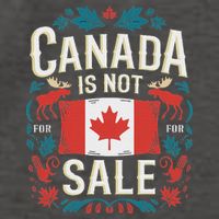 Canada Is Not For Sale Vector Backpack