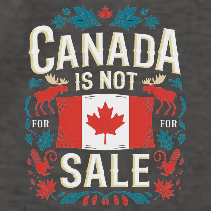 Canada Is Not For Sale Vector Backpack