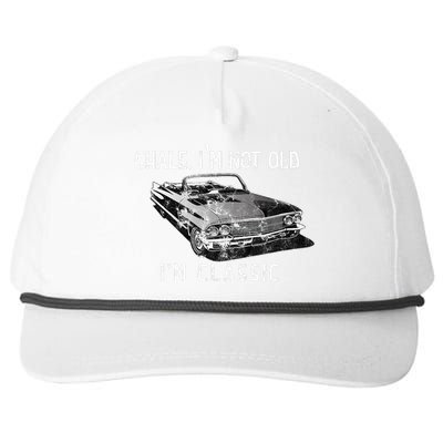 Chale Im Not Old Im Classic Lowrider Car Chicano Cholo Snapback Five-Panel Rope Hat