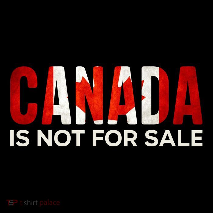 Canada Is Not For Sale High Crown Mesh Back Trucker Hat