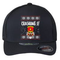 Crushing It Nutcracker Ugly Xmas holiday 2024 Flexfit Unipanel Trucker Cap