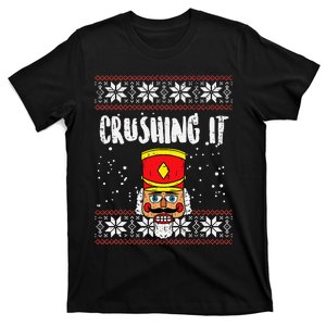 Crushing It Nutcracker Ugly Xmas holiday 2024 T-Shirt