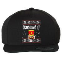 Crushing It Nutcracker Ugly Xmas holiday 2024 Wool Snapback Cap