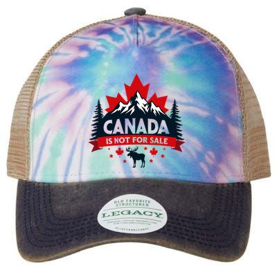 Canada Is Not For Sale Est. 1867 Proud Canadian Legacy Tie Dye Trucker Hat