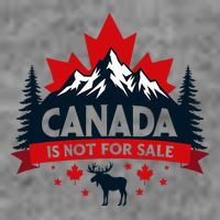 Canada Is Not For Sale Est. 1867 Proud Canadian 7-Panel Snapback Hat