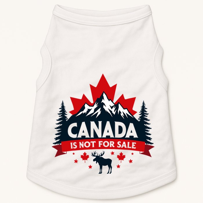 Canada Is Not For Sale Est. 1867 Proud Canadian Doggie Tank