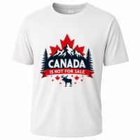 Canada Is Not For Sale Est. 1867 Proud Canadian Cooling Performance Crew T-Shirt