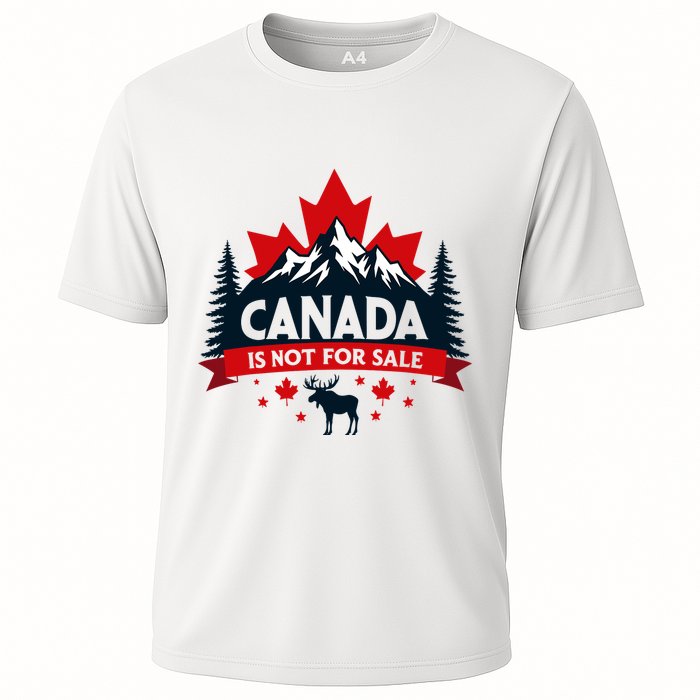 Canada Is Not For Sale Est. 1867 Proud Canadian Cooling Performance Crew T-Shirt