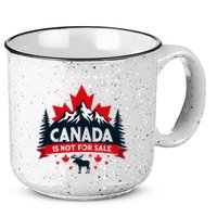 Canada Is Not For Sale Est. 1867 Proud Canadian 15oz Campfire Ceramic Mug