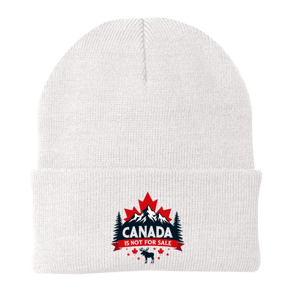 Canada Is Not For Sale Est. 1867 Proud Canadian Beanie