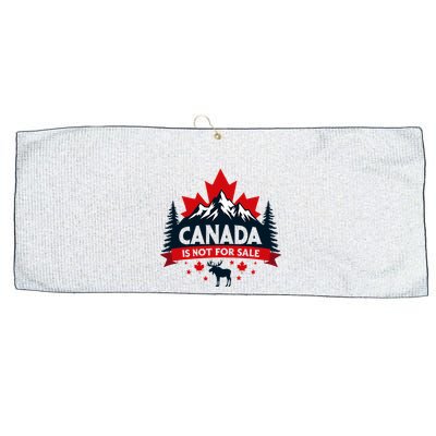 Canada Is Not For Sale Est. 1867 Proud Canadian Large Microfiber Waffle Golf Towel