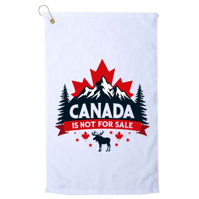 Canada Is Not For Sale Est. 1867 Proud Canadian Golf Towel