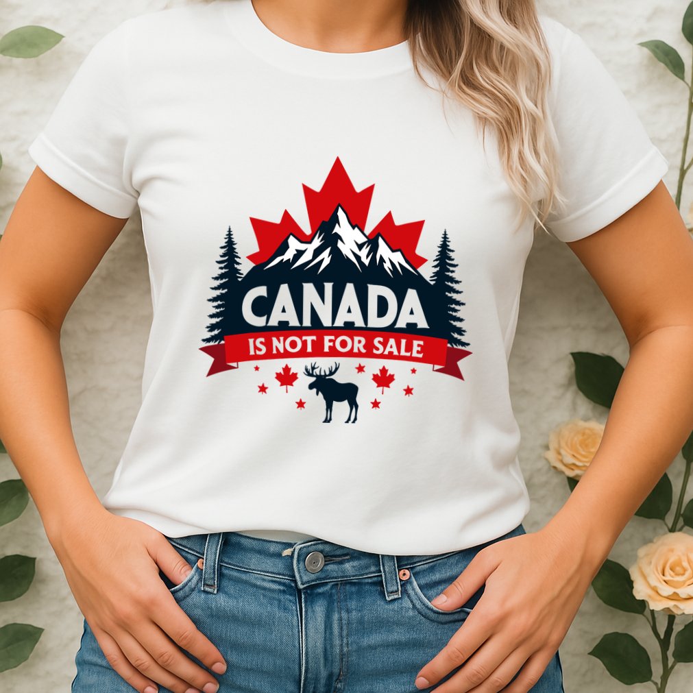 Canada Is Not For Sale Est. 1867 Proud Canadian Womens T-Shirt