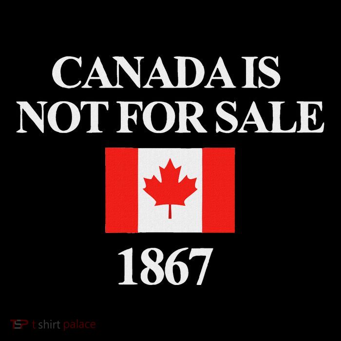 Canada Is Not For Sale 1867 Funny Impact Tech Backpack