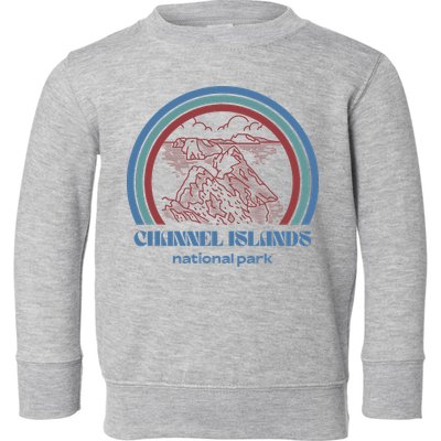 Channel Islands National Park Retro Vintage Style Outdoor Toddler Sweatshirt