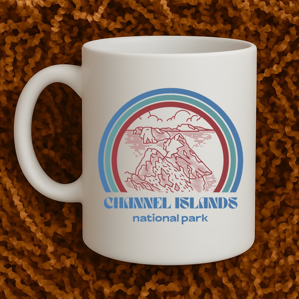 Channel Islands National Park Retro Vintage Style Outdoor Mug