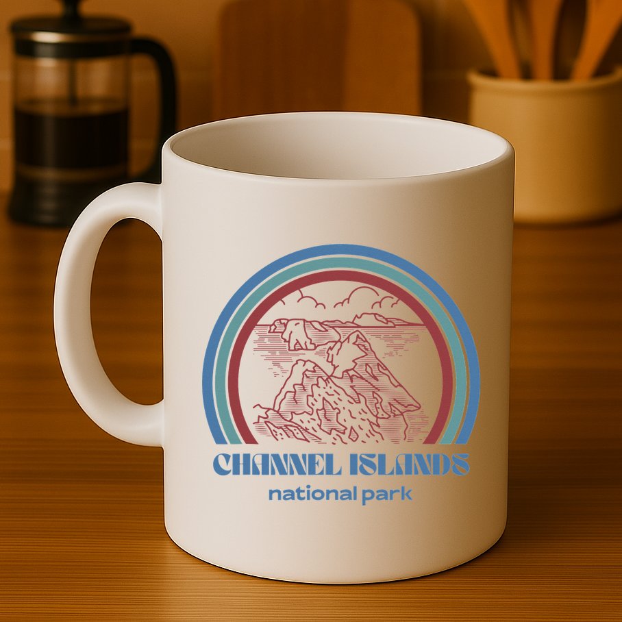 Channel Islands National Park Retro Vintage Style Outdoor Mug
