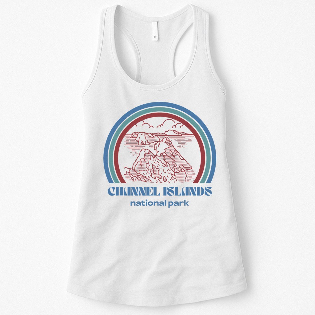 Channel Islands National Park Retro Vintage Style Outdoor Womens Tank Top