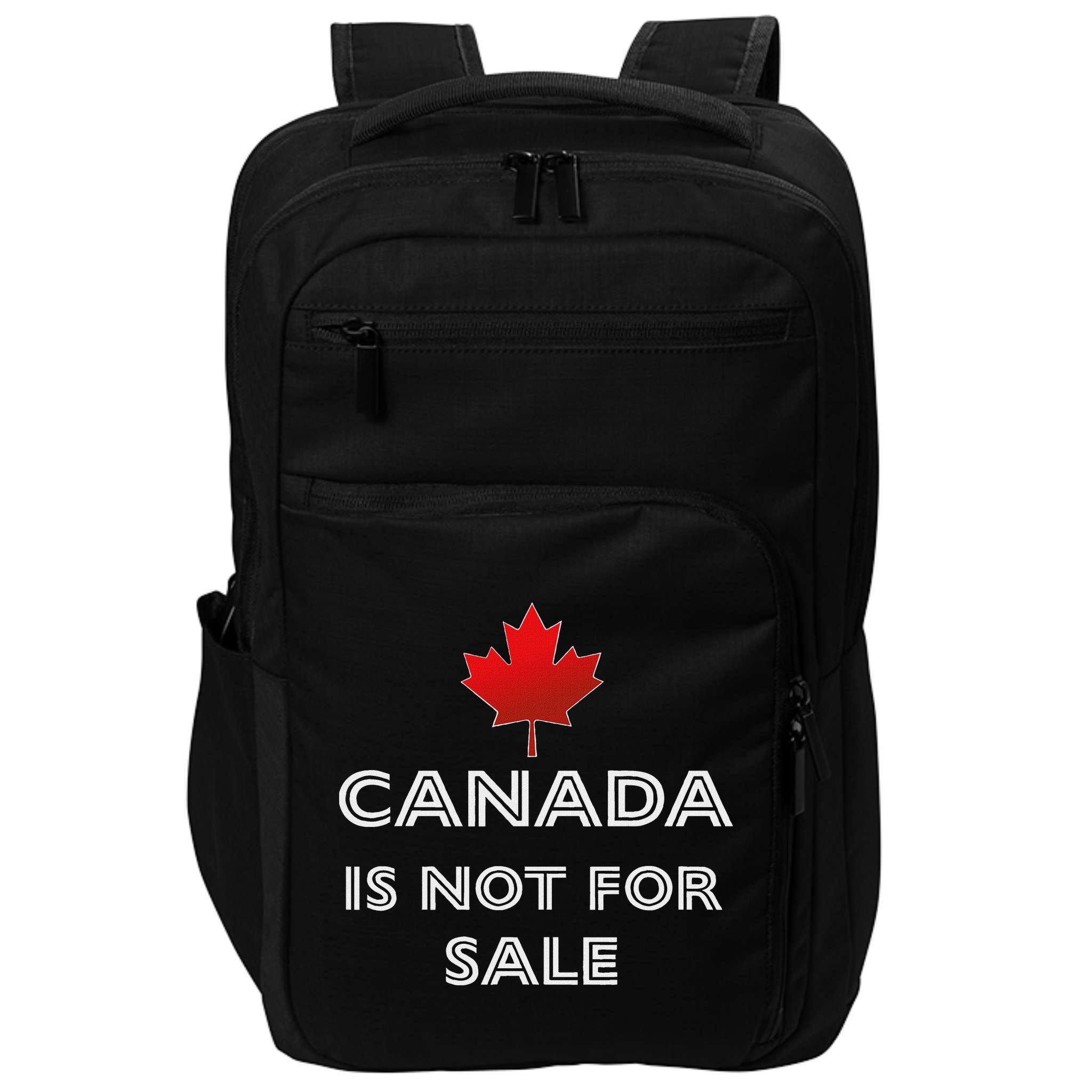 Canada Is Not For Sale Impact Tech Backpack
