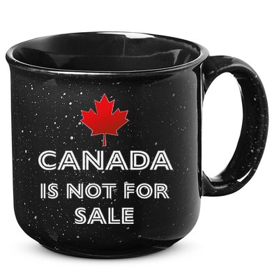 Canada Is Not For Sale 15oz Campfire Ceramic Mug