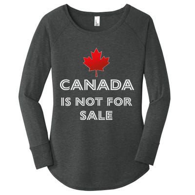 Canada Is Not For Sale Women's Perfect Tri Tunic Long Sleeve Shirt