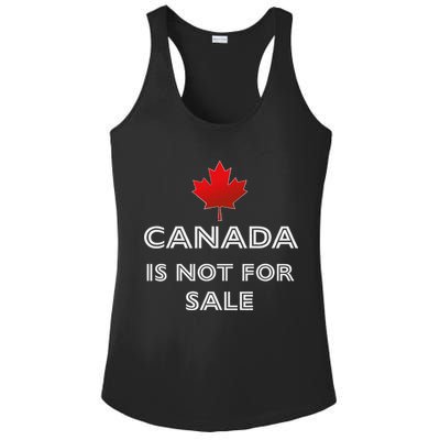 Canada Is Not For Sale Ladies PosiCharge Competitor Racerback Tank