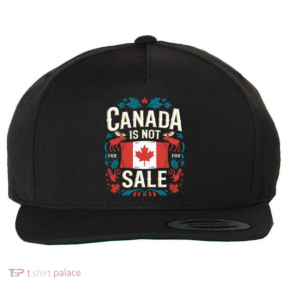 Canada Is Not For Sale Wool Snapback Cap