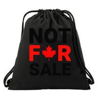 Canada is Not For Sale Canadian Self-Determination Drawstring Bag