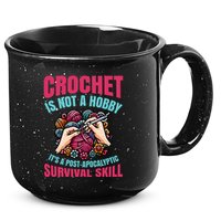 Crochet Is Not A Hobby 15oz Campfire Ceramic Mug