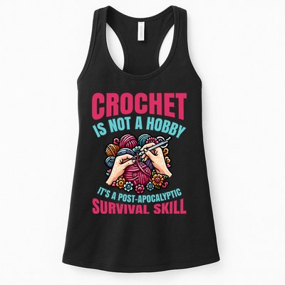 Crochet Is Not A Hobby Womens Tank Top