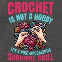 Crochet Is Not A Hobby Vector Backpack