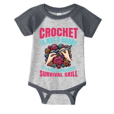 Crochet Is Not A Hobby Infant Baby Jersey Bodysuit