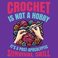Crochet Is Not A Hobby Tall T-Shirt